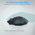 E-YOOSO Large Bluetooth Wireless Mouse, 3 Modes Bluetooth 5.0&3.0, 5-Level 4800 DPI, 6 Button Ergo Mouse for Laptop,