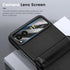 VEGO Black Case for Motorola Razr 2023 - Shockproof, Full Body, Hinge Protection, Built-in Screen Protector & Kickstand.
