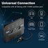 Mersoco Cassette Cassette MP3 3.2 Car Audio Adapter with Hands-Free Calling Microphone, Universal Tape Aux Adapter