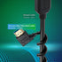 8K 90 1FT, 48Gbps 2.1 PS5 Duttek Degree HDMI Cable Left Angle Short HDMI Cord, Ultra Thin Flexible Slim Compatible
