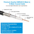 KMR240 N Male to N Male Cable 15ft, Low Loss N Type Coax Jumper Cable with 50 Ohm Connector