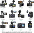 Dash Cam Suction Mount with 15+ Swivel Ball Adapters for Rexing V1, UGSHD, Falcon F170, and Most Dash Cameras