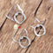 ZOSTLAND 3PCS Transparent Star Love Cat Kitty Phone Ring Universal 360° Adjustable Grip Stand Holder for iPhone 15 14