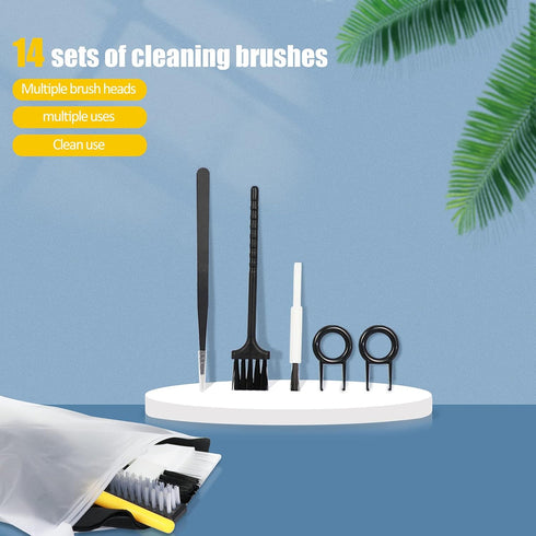 Keyboard Cleaning Bush, Computer Cleaning Kit with Carry Bag Anti Static Brush for Printer Camera Cleaning