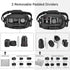 TAAOKA Camera Sling Bag, Waterproof Camera Case with Tripod Holder, DSLR/SLR/Mirrorless Cameras Shoulder Bag, Crossbody