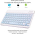 Ultra-Slim Bluetooth Keyboard, Portable Mini Wireless Rechargeable Keyboard for Apple iPad, iPhone, Samsung, Android,