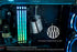 LINKUP 30cm 8P(6+2) GPU PSU Cable Extension - 18AWG Oxygen Free Copper Teflon Jacket, Custom Mod GPU PC, Silver