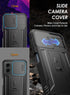 Poetic Revolution Case for Motorola Moto G 5G 2024, Black, Full-Body Rugged Shockproof Cover with Kickstand & Slide