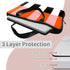 SROJDHFJB 10 inch, 7 10-inch Universal Tablet Laptop Sleeve Case Orange Black White Stripes Slim Carrying Case Travel