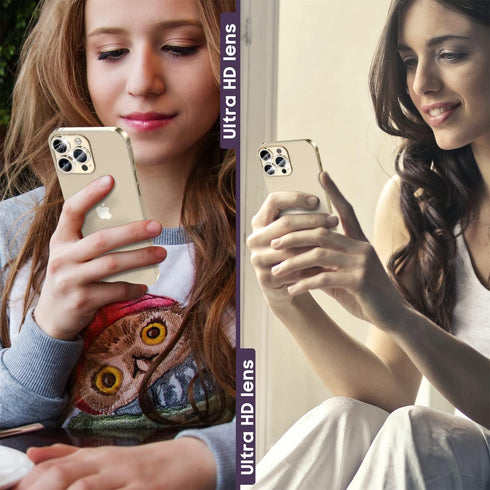 Suoman for iPhone 14 Pro Max Camera Lens Protector, Diamonds Bling Tempered Glass Cover