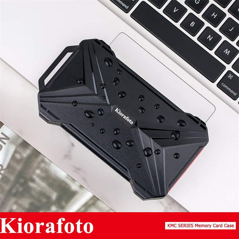 Memory Card Reader + 10 SD + 16 TF + 4 SIM, Magnetic Closure Memory Card Case Holder Organizer
