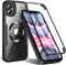 BESINPO iPhone 11 Magnetic Case, 360 Full-Body Shockproof, Built-in Screen Protector, MagSafe Compatible, Black, 6.1"