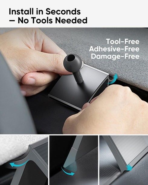 TEMAI 3 2024+(Highland) Magnetic Phone Mount for Tesla Model - Strong MagSafe Car Phone Mount, Specifically for Center