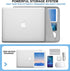 13.3 Inch Laptop Sleeve Case, Shockproof Protective Cover with Accessories Pocket, Compatible with MacBook Air/Pro