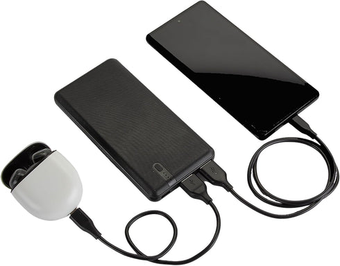Interstate Batteries 20,000mAh Power Bank Charger for Cell Phones, Electronics, Emergencies (5V, 20Ah) with LED USB