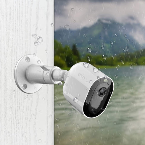 Security Camera Universal Mounting Bracket, Adjustable Metal Wall Bracket for Arlo Pro/Pro 2/Pro 3/Pro 4 & Ring Stick Up