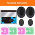 Gvoears HD600 Earpads for Sennheiser HD650/HD600/HD660S/HD545/HD525/HD535, Replacement Ear Cushions (Velour)