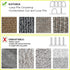WILLBOND 2 Pack Cable Floor Strip - 10 ft x 3 Inch Carpet Protector Management Hook and Loop Tape, Brown