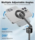umaakyat 68" 360 Magnetic Selfie Stick Tripod for iPhone,Portable Cell Phone Tripod Stand for Magsafe with Rechargeable