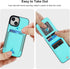 KIHUWEY 15 6.1 Inch for iPhone Case Wallet with Card Holder, Large Capacity RFID Blocking Flip PU Leather Kickstand
