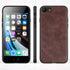 SALAWAT iPhone SE 2020 Case, Slim PU Leather Vintage Shockproof Cover for 4.7 inch (Dark Brown)