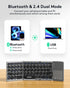 Samsers Multi-Device Foldable Bluetooth Keyboard with Touchpad, Portable Ultra Slim for Android Windows iOS