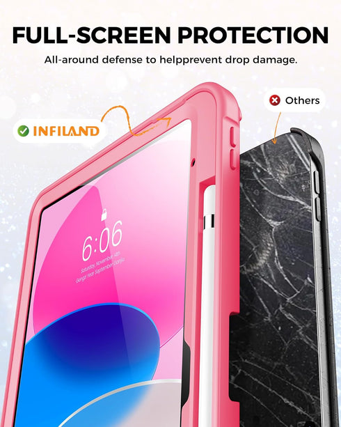 INFILAND A16 11 inch 11th 10th 10.9 Inch, Kids Case for iPad Generation,iPad Generation Case Heavy Duty Shockproof