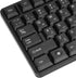 Arabic Keyboard USB Wired, 104 Keys Ultra Slim Full Size Keyboard with Numeric Keypad for Desktop Laptop, Black