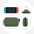 Electronic Organizer Travel Case Bag, Waterproof for Cables, Switch, SD Card, Passport, and More, Green