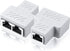 VizGiz 2 Pack RJ45 Splitter 1 to 2 Port T Adapter Female Socket