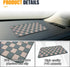 YoRise 10.62'' 5.90'' Car Dashboard Anti Slip Mat, PVC Center Console Pad, Non-Slip Sticky Dash Mat, Washable Car