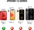 WallSkiN Case for iPhone 12 Mini (5.4"), Heavy Duty Full Body Military Grade Drop Protection Holder
