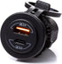 60W Socket Dual USB Type C PD 3.0 (60W) + USB A (36W) Fast Charger for Car, Boat, Marine & RVs