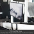 VIVO TV Hanger Bracket for 24 to 55 inch Flat and Curved Screens, Max VESA 400x400, Black, Height Adjustable Cross Bar