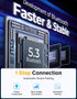 JOYROOM Bluetooth 5.3 FM/AUX Car Adapter, 3 Ports PD&QC 3.0 FM Transmitter for Car, Bass Boost, HD Calling, Enjoy Music