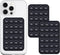 2 Pack Silicone Suction Phone Case Mount, Non Slip Sticky Phone Grip for CellPhone, Black