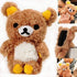 LUVI for iPhone 11 Furry Plush Case, Cute 3D Teddy Bear Style Lovely Cool Protective Cover - Brown