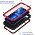 Lanhiem Metal Case for iPhone 13 Pro Max, Heavy Duty Shockproof Tough Rugged Case with Glass Screen Protector