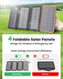 Hiluckey 25000mAh, 4 3A Pack 3 Solar Charger Outdoor USB C Portable Power Bank with Solar Panels, Fast Charge External