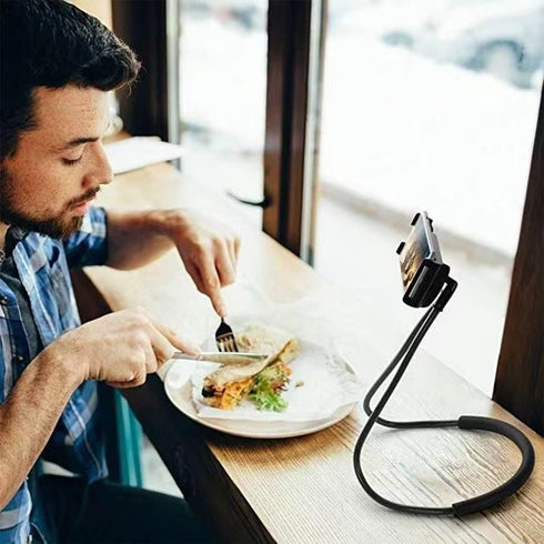 Chapter Seven Universal Smart Mobile Phone Stand, Flexible Neck Mount Holder for DIY Free Rotating Functions