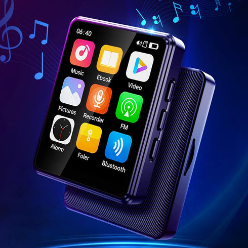 Lovskoo Mp4 Mp3 HD Touchs Screen Player, Player for Sports, Travelling Portable Music Player with E-Book Reading HD