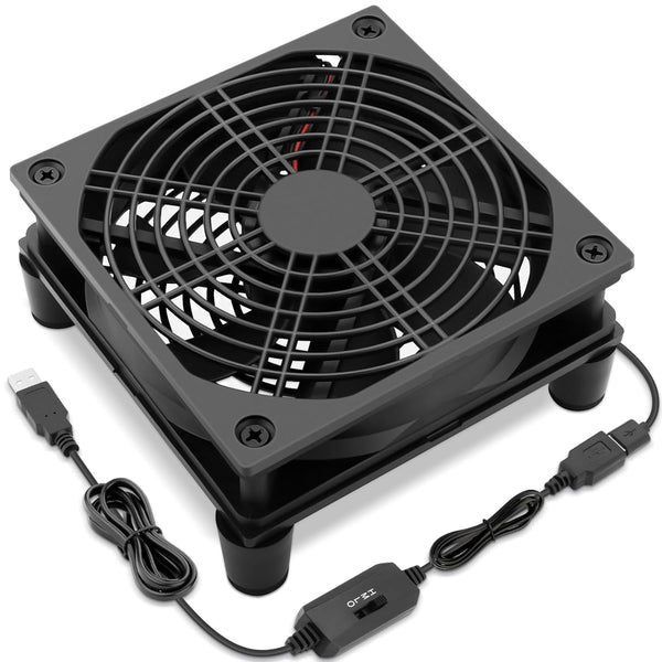 USB 120mm Computer Cooling Fan 5v 3 Speed Controller Quiet Cooling for