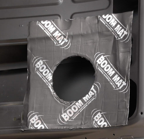 Design Engineering 050310 Boom Mat Speaker Baffles, 4" Round (Pack of 2)
