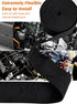 ROCKDIG 20 3/4 inch 2:1 FT Heat Shrinkable Braided Sleeving Heat Shrink Sleeve Abrasion Protection Flexibility Wiring