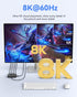 1 2 2 8K@60Hz 2 2 KVM Switch Monitors Computers Viagkiki USB Switch for Computers Share Keyboard Mouse Printer and one