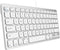 Macally Small Wired Keyboard for Mac & Windows - 78 Scissor Switch Keys, USB Mini Aluminum Keyboard