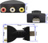 zdyCGTime 2pcs 2.0 2/3RCA Adapter,1080P USB Male to Female Jack Splitter Audio Video AV Composite AV to USB Connector