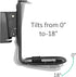 ynVISION.DESIGN Adjustable Wall Mount Bracket for Sonos One, One SL, and Play:1 Speaker | 2 Pack | Black
