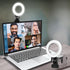 Video Conference Lighting, Webcam Ring Light for Monitor Clip On, Zoom Call Lighting for Remote Work
