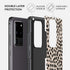 BURGA Phone Case for Samsung Galaxy S20 Ultra, Hybrid Hard Shell + Silicone, Black Polka Dots Pattern